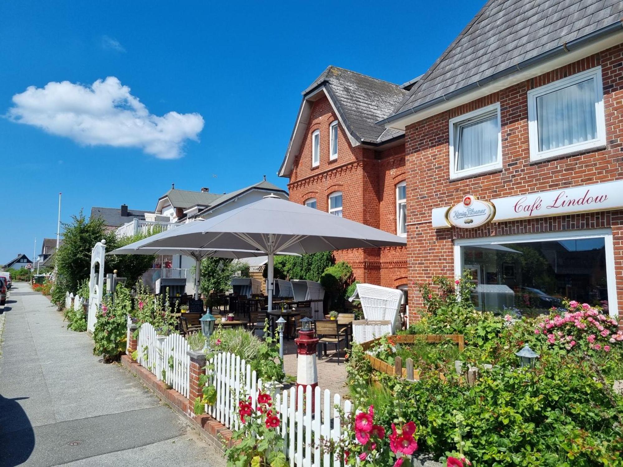 Hotel-Cafe-Lindow Wenningstedt-Braderup Exteriér fotografie